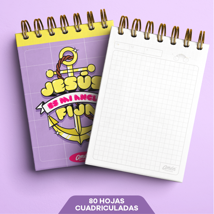 MINI ES MI ANCLA FIJA MORADA